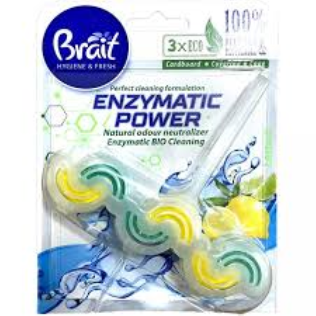 BRAIT TOILET BLOCK ENZYMATIC POWER LEMON 2 PHASE 4